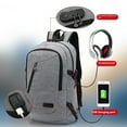thumbnail image 1 of Student Backpack Usb Charging Teenagers,1803 Black, 1 of 2