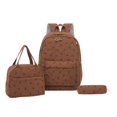 thumbnail image 1 of Student Backpack for School Season Three Piece Combination With Large Capacity Double Shoulder Back Design And Functional Lunch, 1 of 9