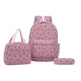 thumbnail image 1 of Student Backpack for School Season Three Piece Combination With Large Capacity Double Shoulder Back Design And Functional Lunch, 1 of 9