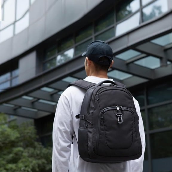 Student Black Computer Backpack Business Large Capacity,Black
