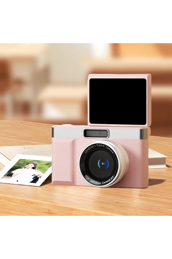 Student CCD Digital Camera with 180° Swivel Screen, 96MP HD Photos and Auto Focus – Retro Point-and-Shoot Camera for Selfies, Campus Vlogging, Travel and Social Media Content