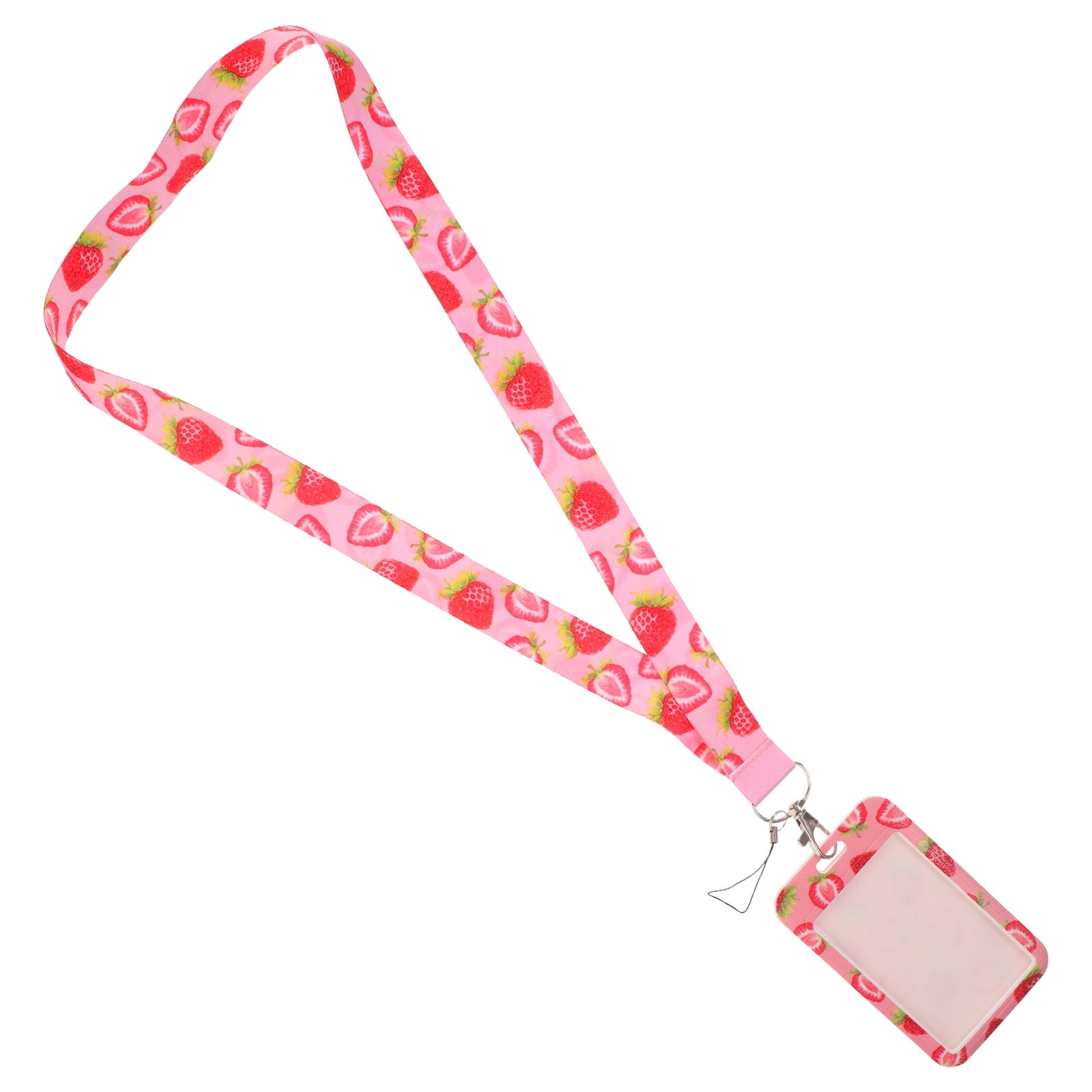 Student Card Sleeve Key Chain Holder for Keys Phone Kickstand Name Tag Id Badge Lanyard