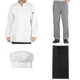 thumbnail image 1 of Student Chef Bundle Pack Includes Chef Coat, Pants, Hat & Apron, Medium, 1 of 1