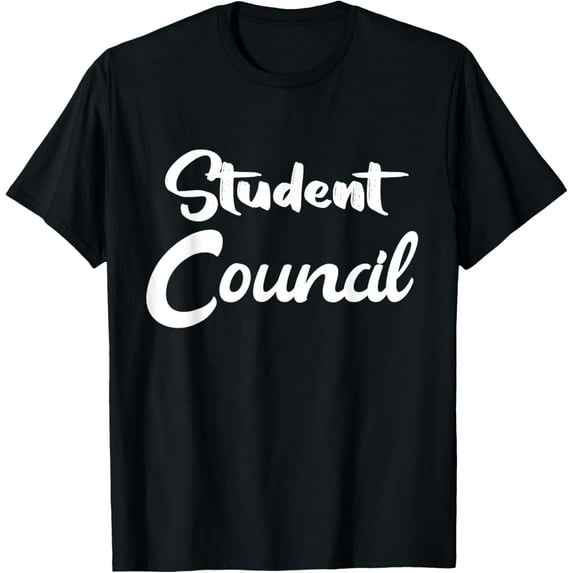 Student Council Back To School Teacher Student T-Shirt men and women can wear, black, white, gifts.
