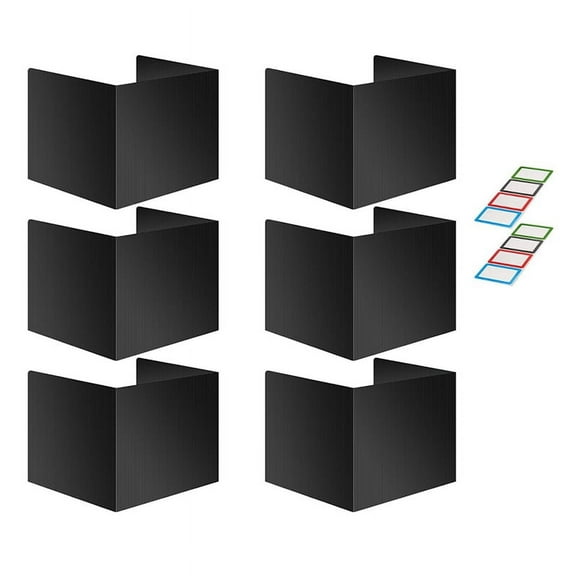 Student Desk Dividers Waterproof Plastic Learning Bucket Dividers, Classroom Folders Teacher Supplies Easy-to-Clean