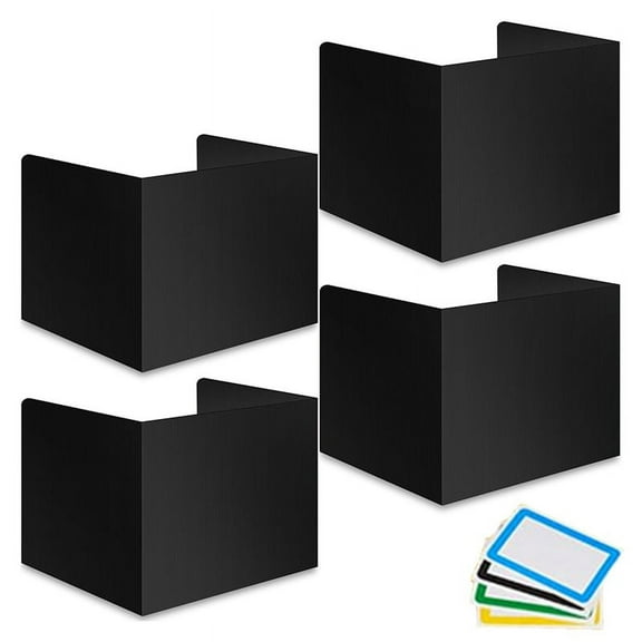 Student Desk Dividers - Waterproof Plastic Learning Bucket Dividers, Classroom Folders Teacher Supplies Easy-to-Clean