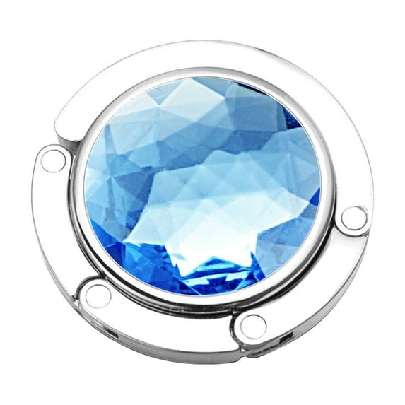 Student Desktop Mobile Bag Holder Clearance, Furenl Hanging Clip Sock Holder Foldable Handbag Purse Hook Convenient Desk Hook Round Backpack Hook Student Desktop Mobile Bag Hanger, Blue1