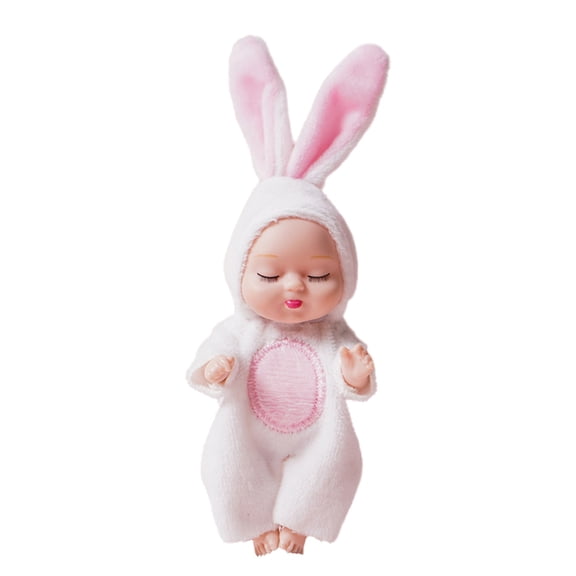 Student Doll Toy, Soft Student Doll, Toddler Student Doll, 5 In, Plush Student Doll, Toddler, Toddler, Pink White, 1 Pc, Playtime, Holiday Gifts