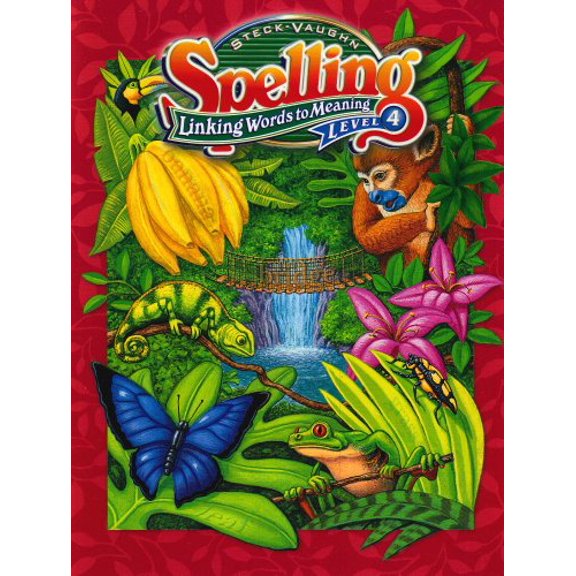Pre-Owned Steck-Vaughn Spelling Linking Words to Meaning, Level 4, 9780739836125, 0739836129, Paperback, 1 edition