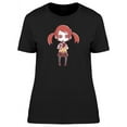 thumbnail image 1 of Student Girl Cartoon T-Shirt Women -Image by Shutterstock, Female XX-Large, 1 of 2