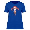 thumbnail image 1 of Student Girl Cartoon Tee Women's -Image by Shutterstock, 1 of 1