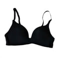 thumbnail image 1 of Student Girl Ultra-Thin Solid Color Push Up Bra Seamless Underwear Bralette, 1 of 7