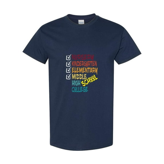 Student Graduation Gift Goodbye Middle School Hello High School Unisex T-Shirt, up to size 5XL