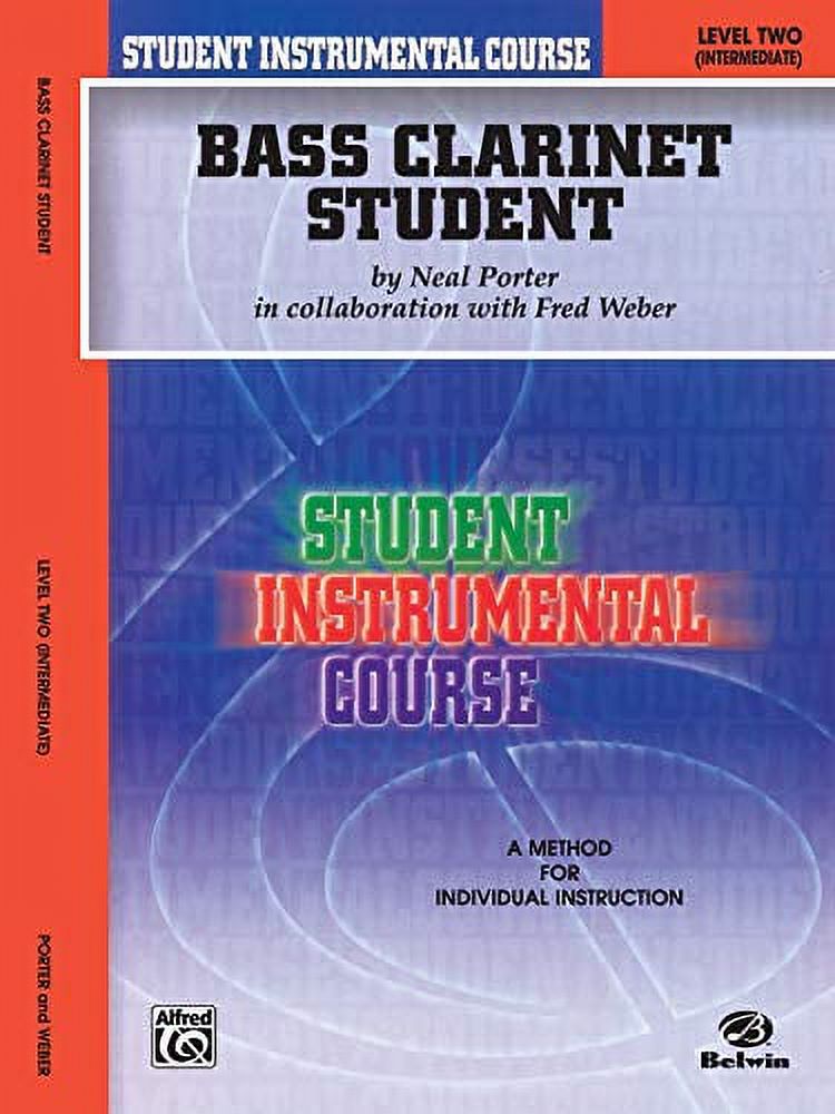 Student Instrumental Course: Bass Clarinet Student, Level Two (Paperback) - image 1 of 1