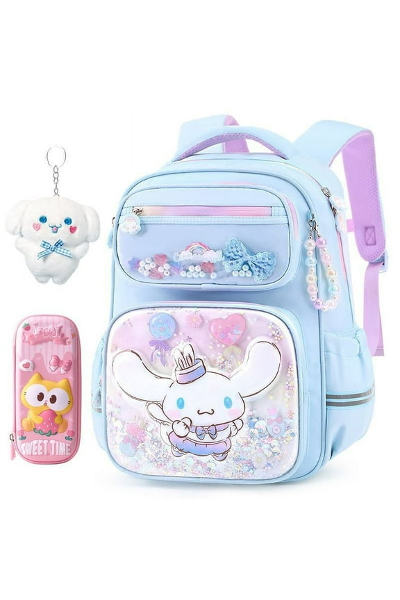 Student Kuromi School Bag Grade 1-3-6 New My Melody Backpack Spine Protector Burden Reduction Cute Cinnamoroll School Supplies