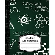 Students Corner Chemistry Lab Grid Ruled Notebook, 8in x 10in, 120 Sheets