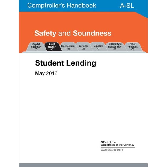 Student Lending: Comptroller's Handbook, (Paperback)