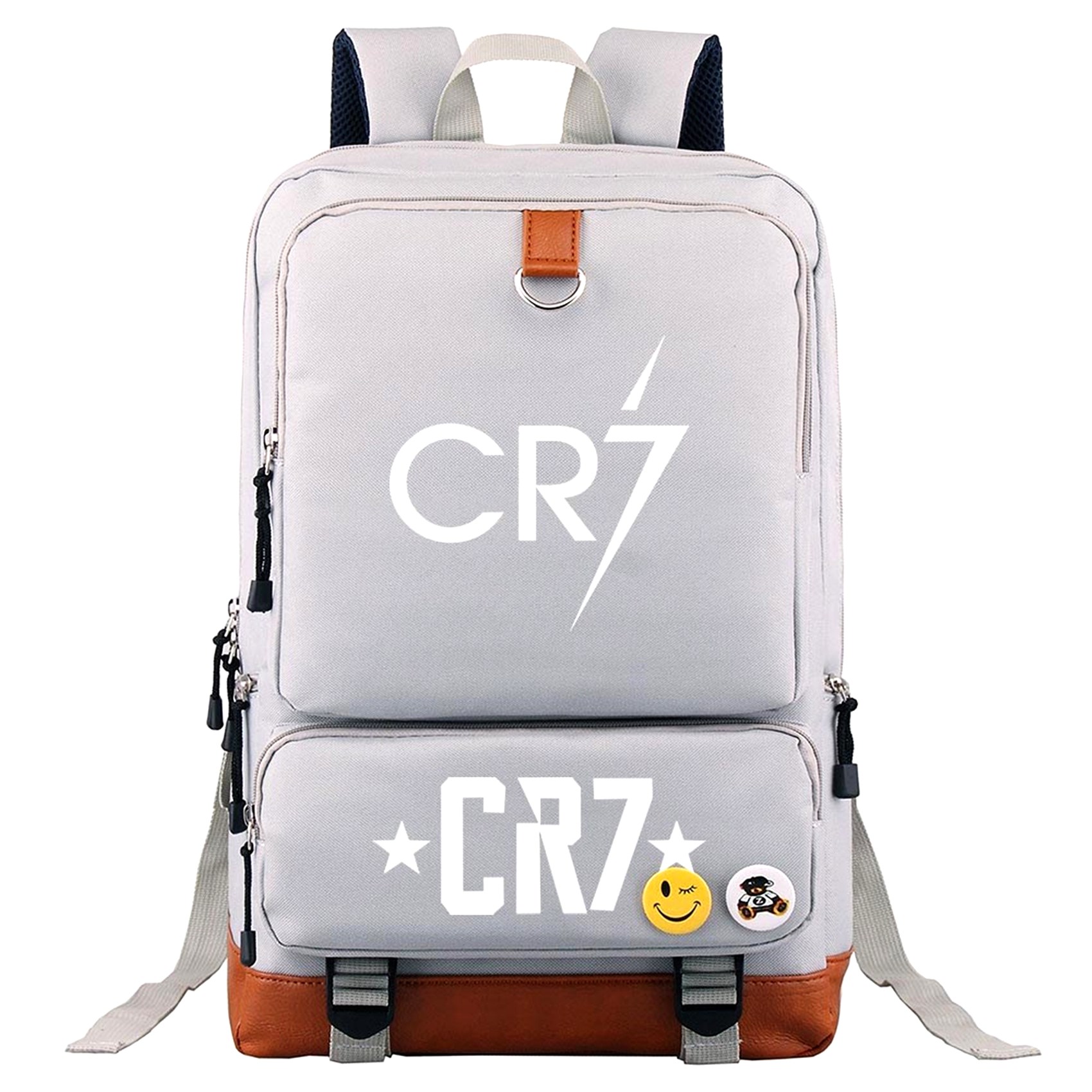 Student Lightweight Backpack CR7 Classic School Book Bag-Canvas Daypack ...