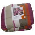 thumbnail image 1 of Student Lounge Twin XL Bed In Bag Pink Stripes Comforter Sheets Shams Dorm Set, 1 of 1