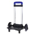 thumbnail image 1 of Student Luggage Travel Hand Cart Foldable Trolley Cart Durablel Aluminium Alloy 6 Wheels Backpack Trolley for School Bag, 1 of 9