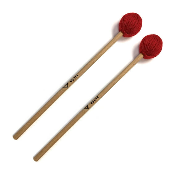 Student Marimba Mallets - Medium-Soft Birch with Yarn