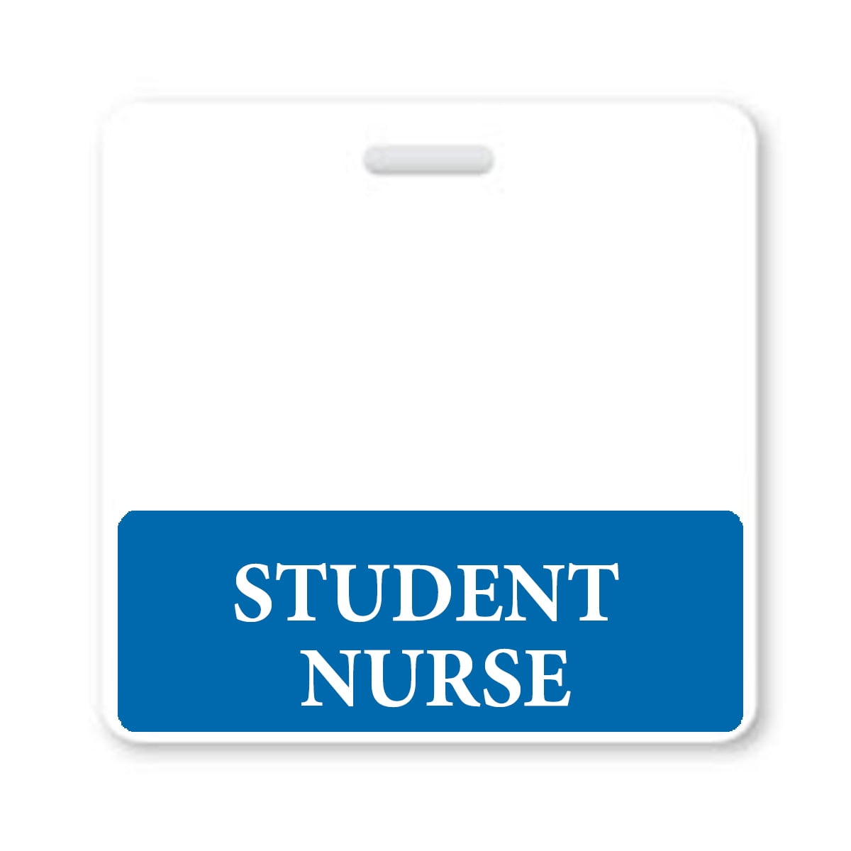 5-Pack RN MSN Badge Buddy - Horizontal Heavy Duty Laminated ID Backers For Masters Of Science In Nursing (Red)