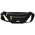 thumbnail image 1 of Student Party leisure purse PU multi-style fashion Korean couple shoulder purse commuter bag - black, 1 of 5