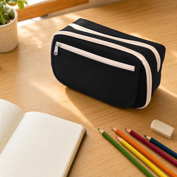 Student Pencil Case Large Capacity Multifunctional Stationery Organizer ...