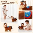 thumbnail image 1 of Student Plush Toys, Stuffed Animal, Plush Pony Toys, Plush Horse Toys for Girls, 16 Inch Soft Horse Toys with Stuffed Pony with Saddle, Gentle Non-Irritating Fabric, Kids -Safe, 1 of 6