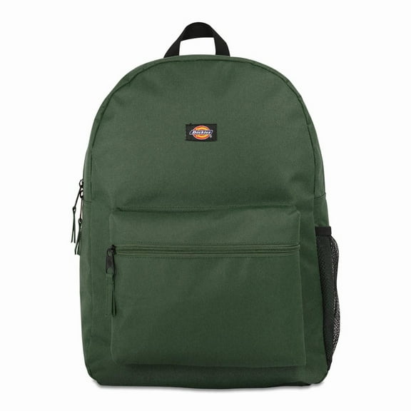 Student Polyester Backpack - Olive Green
