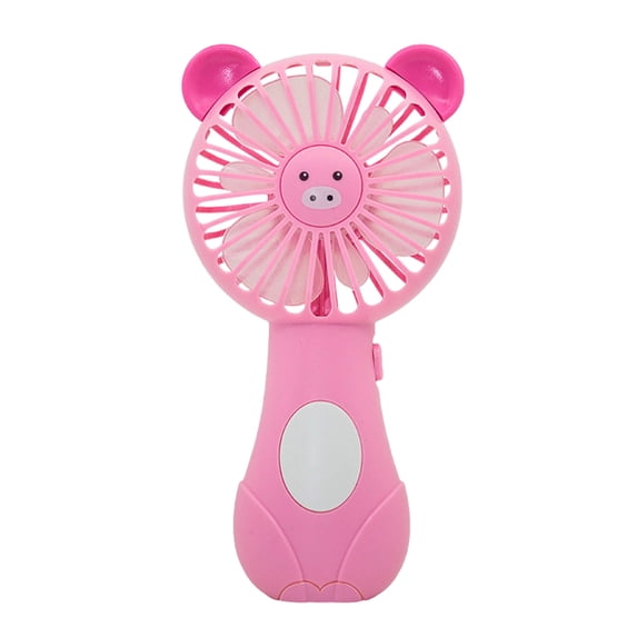 Student Portable Mini Handheld Fan, Cartoon Panda Kitten Shape with ...