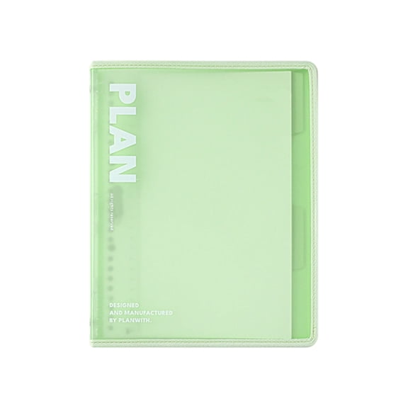 Student Rings Binder Planner Notebook Large B5 Size Loose Leaf Design Clear Cover Great for Academic Professional Needs