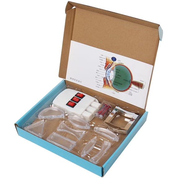 Student Safe Geometric Optics Learning Set Assembly Design Reflector Refraction Triangular Lens Concave