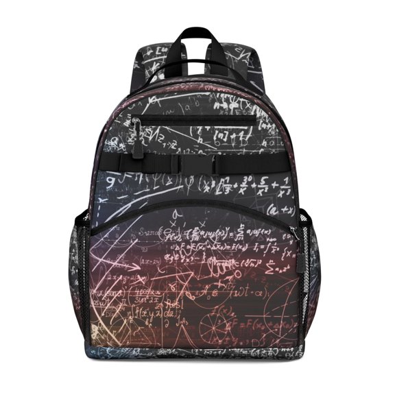 Student School Backpack with Experiment and Chemistry Designs Lightweight and Spacious Educational Bookbag Durable and Comfortable with Chest Strap and Easy Grip Zipper