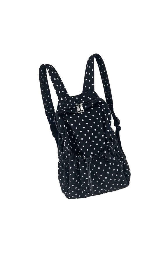 Student School Backpacks Drawstring Backpacks Travel Backpacks Polkas Dot Rucksack Japanese Styles Casual Daypacks