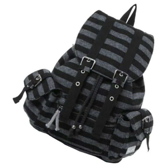 Student School Bag Travel Backpack Retro Stripes Backpack Large Capacity Casual Daypacks All-Matching Backpack