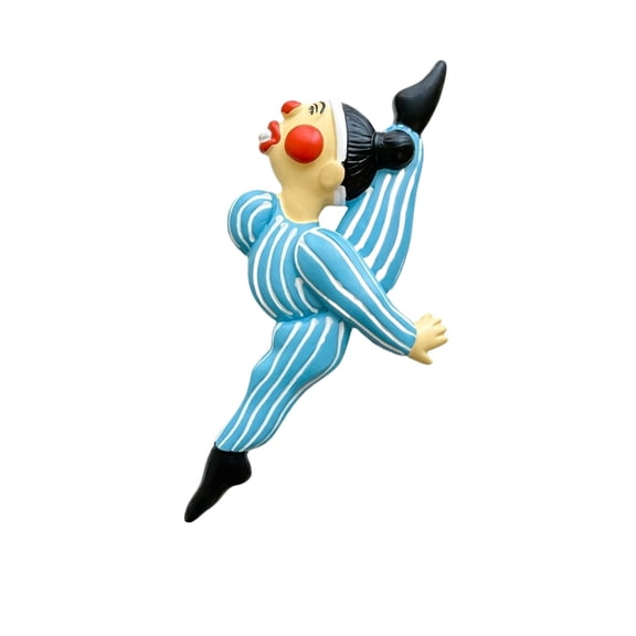 Student Shower Decorations for Boy 4 X 4 X 0.5 in Fun Gymnast Figurine Fridge Student Boy Nursery Decor Home Decor Accent for Student Shower Party 1 Pack