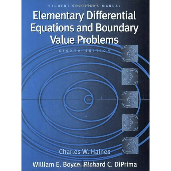 Pre-Owned Student Solutions Manual to accompany Boyce Elementary Differential Equations and Boundary Value Problems (Paperback) 0471433403 9780471433408