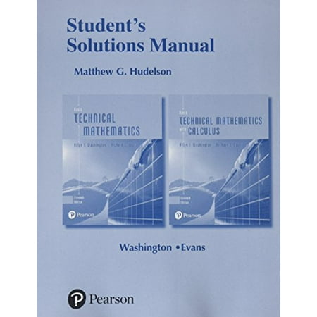 Pre-Owned Student Solutions Manual for Basic Technical Mathematics (Paperback) 0134434633 9780134434636