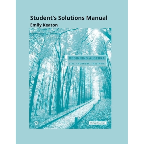 Student Solutions Manual for Beginning Algebra, (Paperback)