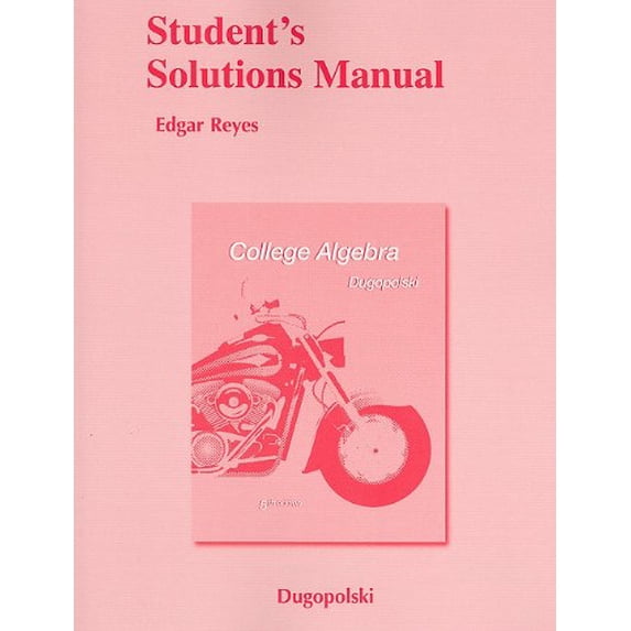 Pre-Owned Student Solutions Manual for College Algebra, 5th Edition (Paperback) 0321655346 9780321655349