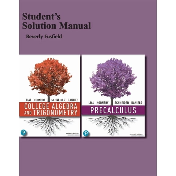 College Algebra and Trigonometry, 7e (C)2021 Student Solutions Manual, (Paperback)