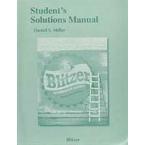 Pre-Owned Student Solutions Manual for Intermediate Algebra for College Students (Paperback) 0134180135 9780134180137