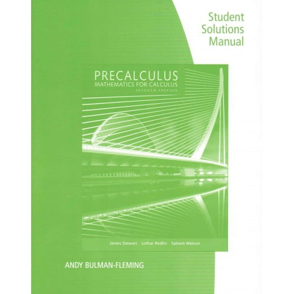 Student Solutions Manual for Stewart/Redlin/Watson's Precalculus: Mathematics for Calculus, 7th (Paperback)