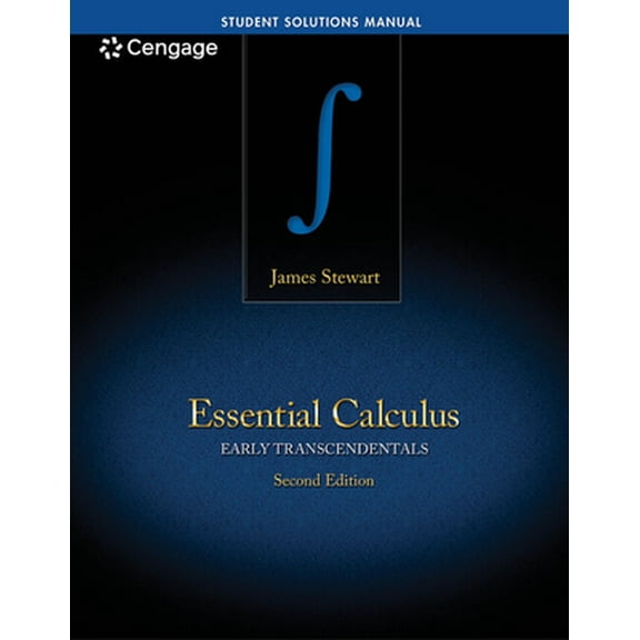 Pre-Owned Student Solutions Manual for Stewart's Essential Calculus: Early Transcendentals, 2nd (Paperback) 1133490972 9781133490975