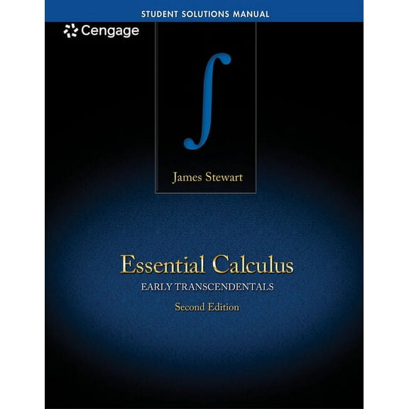 Student Solutions Manual for Stewart's Essential Calculus: Early Transcendentals, 2nd, (Paperback)