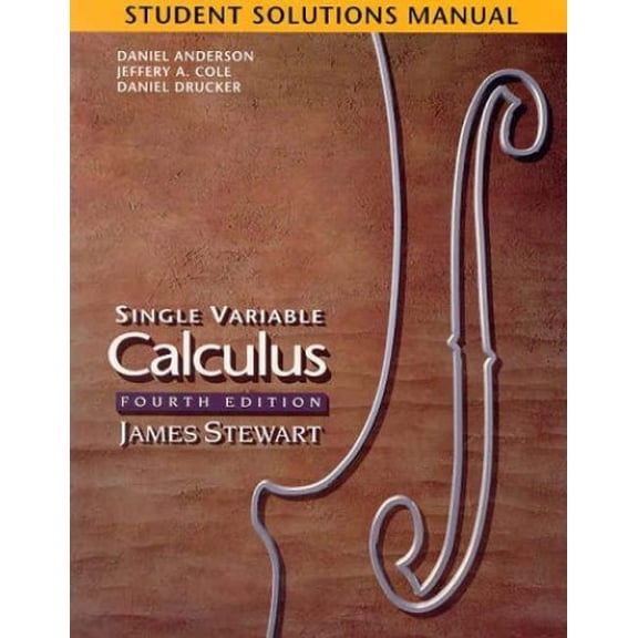 Pre-Owned Student Solutions Manual for Stewart's Single Variable Calculus Paperback