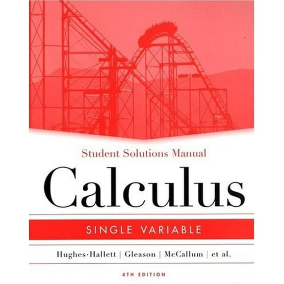 Pre-Owned Student Solutions Manual to Accompany Calculus: Single Variable (Paperback) 0471659975 9780471659976