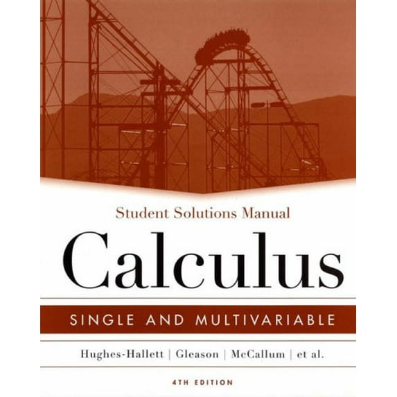 Pre-Owned Student Solutions Manual to accompany Calculus: Single and Multivariable, 4th Edition (Paperback) 0471659959 9780471659952