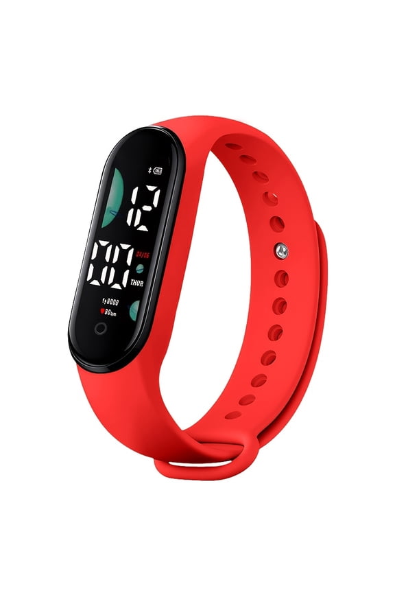 Student-Specific Touchscreen LED Sports Watch - Features a Durable PVC Strap, 24-Hour Display, Suitable for School And Outdoor Activities